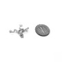 Sterling Silver Frog DC Charm Necklace