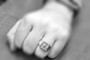 Sterling Silver Masonic Square Mens Ring
