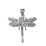 Sterling Silver Dragonfly DC Pendant Necklace