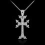 Silver Armenian Cross Necklace