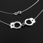 Sterling Silver Handcuffs Necklace