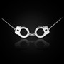 Sterling Silver Handcuffs Necklace