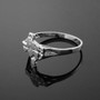 Sterling Silver Womens Texas Nugget Ring