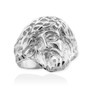 Sterling Silver Jesus Head DC Ring