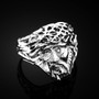 Sterling Silver Jesus Head DC Ring