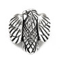 Sterling Silver Mens Eagle Statement Ring