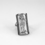 Sterling Silver Santa Muerte Fancy Ring