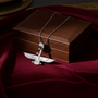 Sterling Silver Farvahar Womens Pendant Necklace