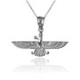 Sterling Silver Farvahar Womens Pendant Necklace