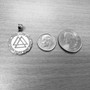 Sterling Silver Celtic Valknut Viking Warriors Pendant Necklace
