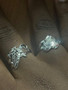 Sterling Silver Sparkle-Cut Letter Initial Script Ring
