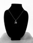 Sterling Silver Hammer and Sickle Pendant Necklace