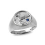 Sterling Silver CZ Birthstone Zodiac Ring