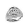 Sterling Silver CZ Birthstone Zodiac Ring