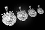 Sterling Silver Lion King Pendant (S/M/L/XL)