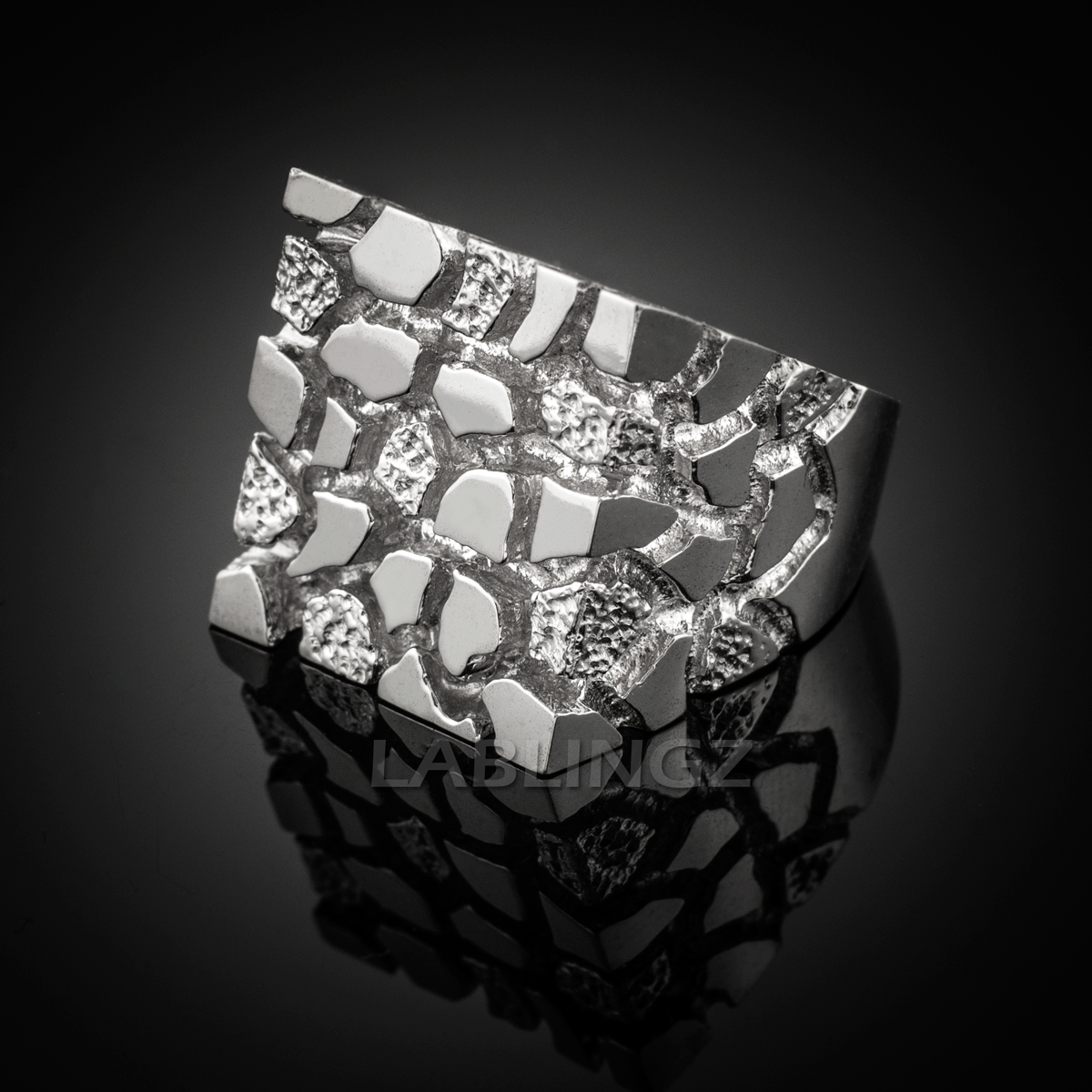Silver Nugget Rings