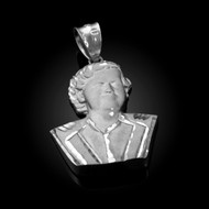 Sterling Silver El Patron Pablo Escobar Satin DC Pendant