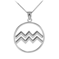 Silver Aquarius Necklace