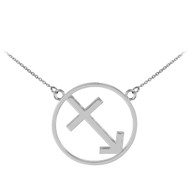 925 Sterling Silver Sagittarius Zodiac Sign Necklace