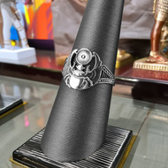 Sterling Silver Oxidized Scarab Beetle Ring – Ancient Egyptian Sun God Ra