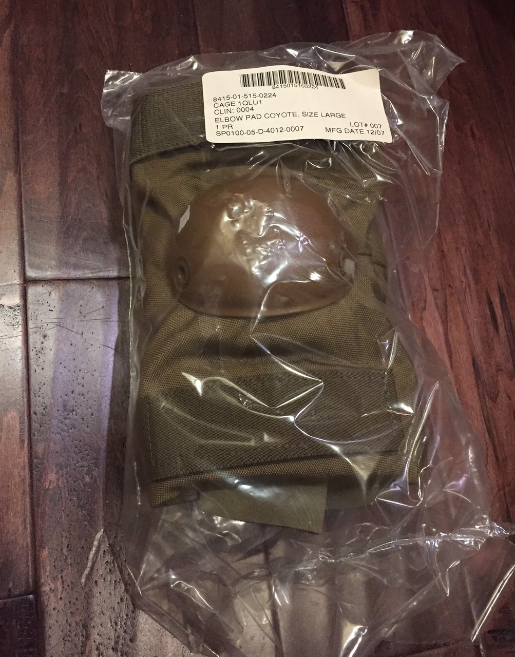 Elbow Pads, Coyote USMC New Size Large NSN 8415015150224 - JB Tactical