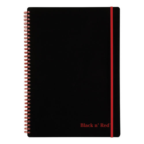 EA. Twin Wire Poly Cover Notebook, Legal Rule, 11 3/4 x 8 1/4, 70 Sheets