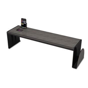 Heavy Duty Plastic Shelf, 25 5/8 x 7 x 6 3/4, Black