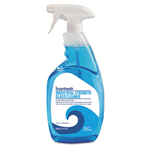 CT. Industrial Strength Glass Cleaner with Ammonia, 32 oz Trigger Bottle, 12/Carton