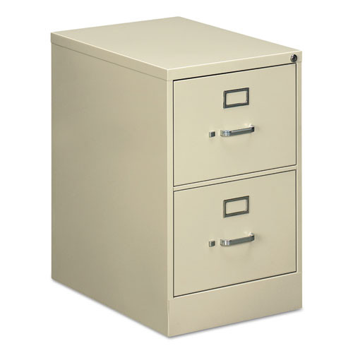 Two-Drawer Economy Vertical File Cabinet, Legal, 18 1/4w x 25d x 29h, Putty