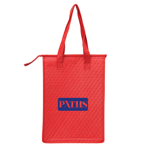 EA. EA. Zipper Insulated Lunch Tote Bags 9"W x 13"H x 6.5"D