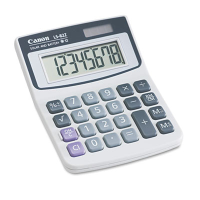 EA. LS82Z Minidesk Calculator, 8-Digit LCD