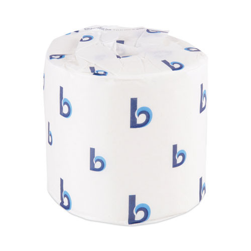 One-Ply Toilet Tissue, 1000 Sheets, White, 96 Rolls/Carton