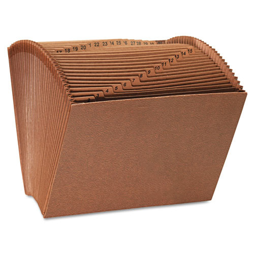 EA. Expanding Files, 31 Sections, 1/31-Cut Tab, Letter Size, Redrope