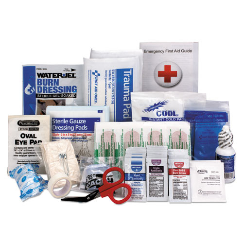 EA. ANSI 2015 Compliant First Aid Kit Refill, Class A, 25 People, 89 Pieces