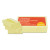 PK. Adhesive Notes - 1.88" x 1.38" - Rectangle - Yellow - Repositionable, Solvent-free Adhesive - 12 / Pack