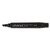 Permanent Markers, Chisel Tip, Black, Dozen
