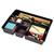 Deep Drawer Organizer, 7 Sections, 15 x 11 7/8 x 2 3/4, Black