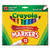 Non-Washable Markers, Broad Point, Assorted Colors, 12/Set