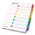 OneStep 100% Recycled Index System, Multicolor 8-Tab, 11 x 8-1/2, 1 Set