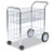 Wire Mail Cart, 21-1/2w x 37-1/2d x 39-1/4h, Chrome