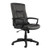 Alera YR Series Executive High-Back Swivel/Tilt Leather Chair, Black