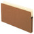 BX. Smart Shield File Pocket, 3.5" Expansion, Legal Size, Red Fiber, 10/Box