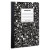 EA. Composition Book, Wide/Legal Rule, Black Marble Cover, 9.75 x 7.5, 100 Sheets