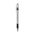 BX. Stick Ballpoint Pen, 1mm, Trans Black Barrel, Black Ink, Dozen