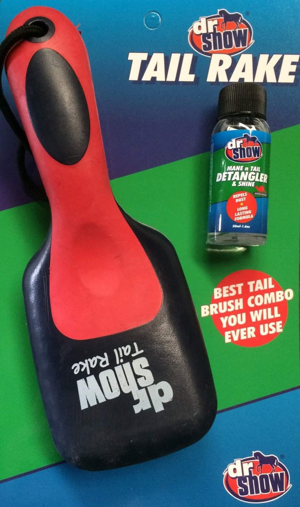 Dr Show Tail Rake & Detangler Combo Pack