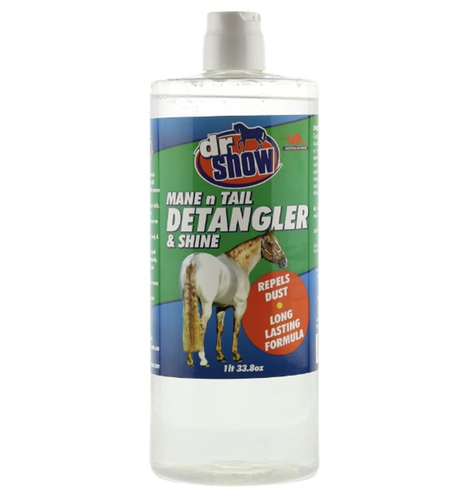 Dr Show Mane n Tail Detangler & Shine 1L Double Dan Horsemanship Pty