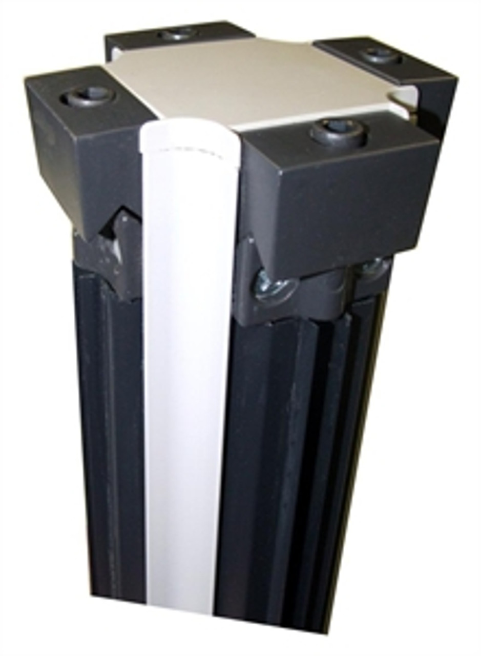 Action Office AO2 4-Way 90 Degree Cubicle Connector Posts