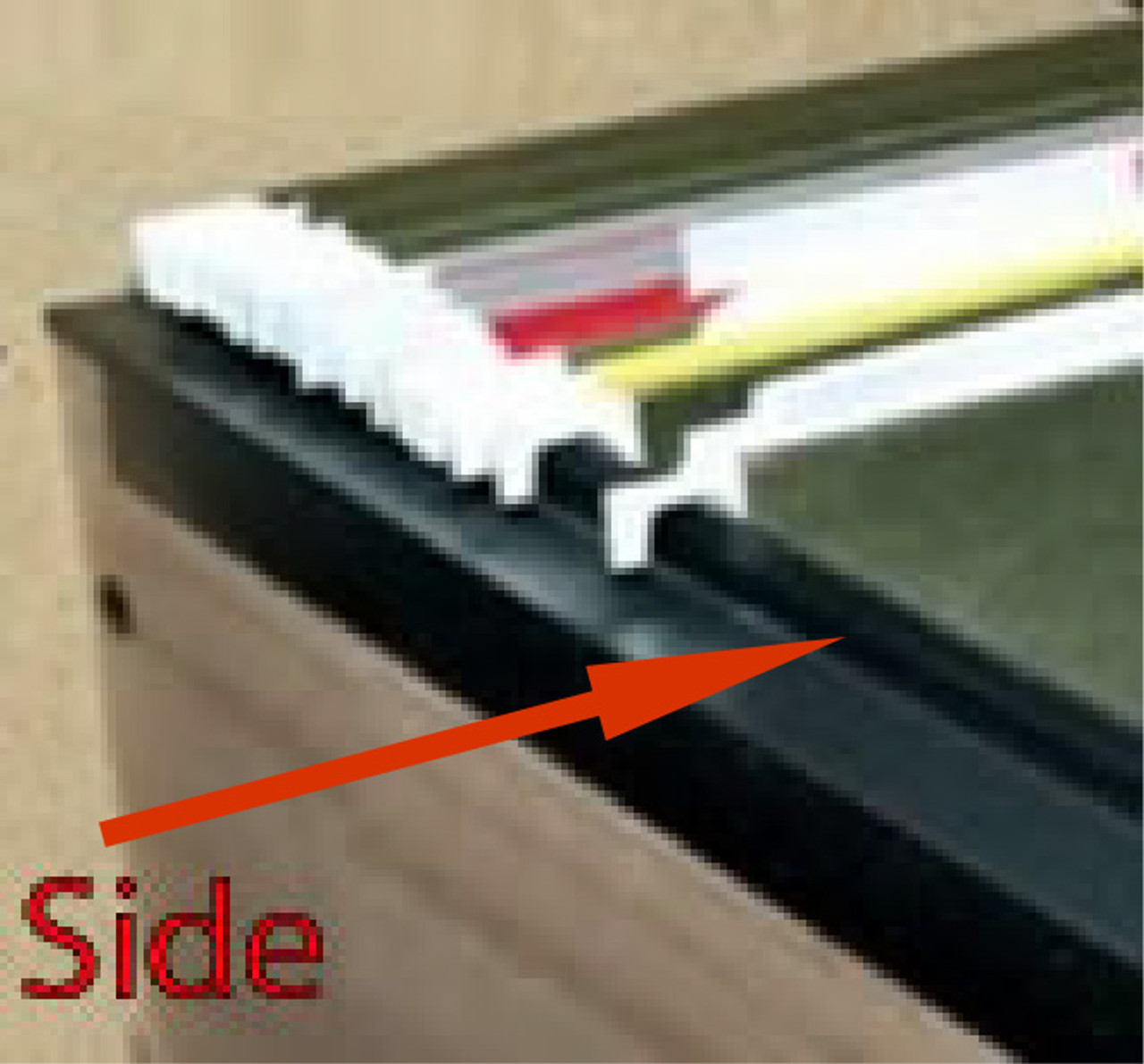 Plastic File Hang Rails for Drawers CuttoSize