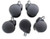 Replacement casters for Humanscale Freedom chair carpet