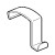 Knoll Dividends Panel Hung Coat Hook 4 Pack BLK